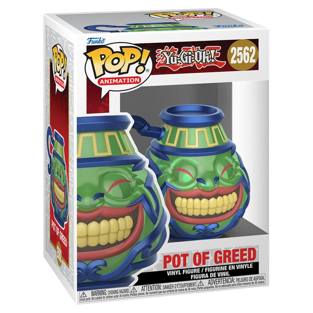 Funko Pop! Yu-Gi-Oh - Pot of Greed #2562 Image 1 VR.LV Funko Pop! Yu-Gi-Oh - Pot of Greed #2562 Image 1