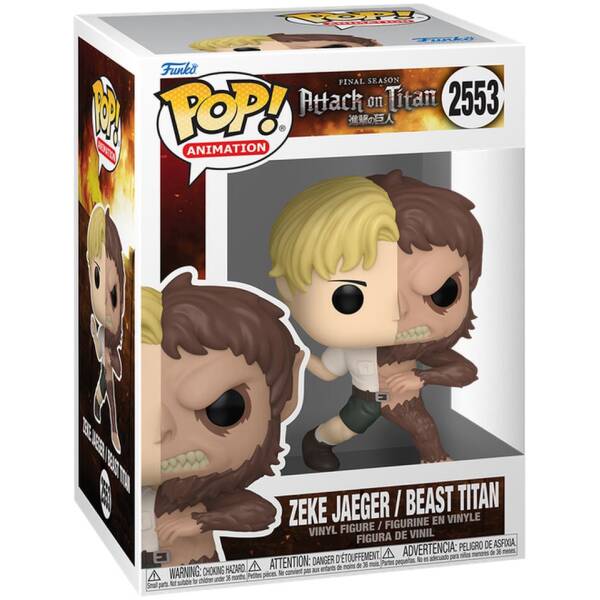 Funko Pop! Attack on Titan - Zeke Jaeger/Beast Titan #2553 Image 1