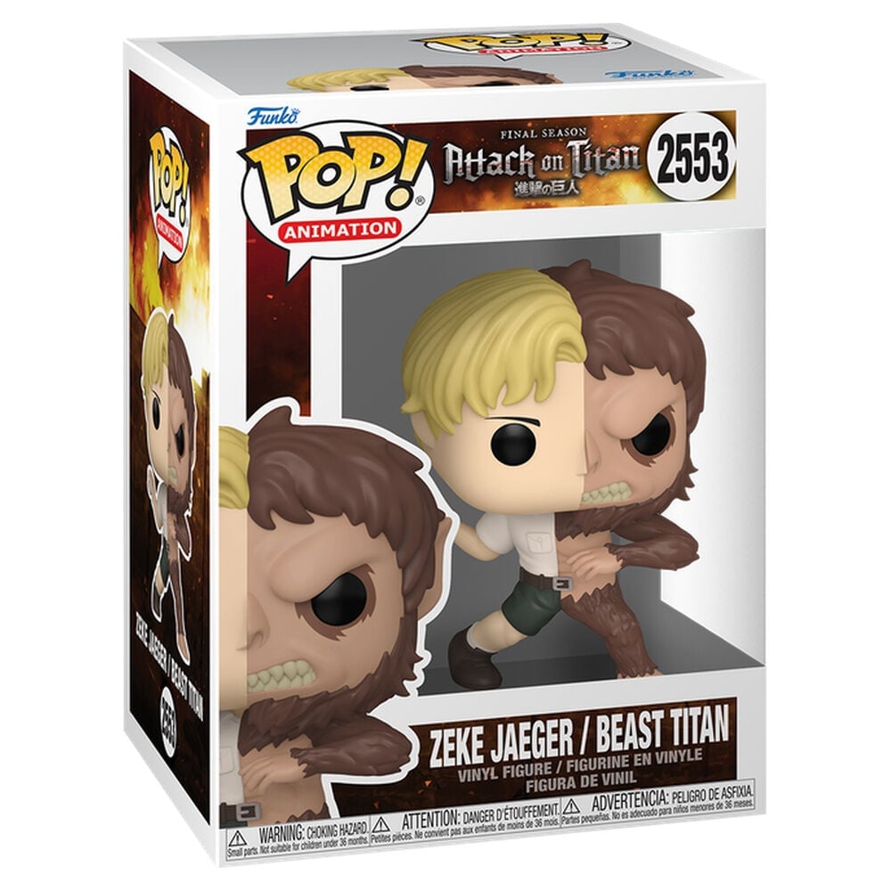 Funko Pop! Attack on Titan - Zeke Jaeger/Beast Titan #2553 Image 1 VR.LV Funko Pop! Attack on Titan - Zeke Jaeger/Beast Titan #2553 Image 1
