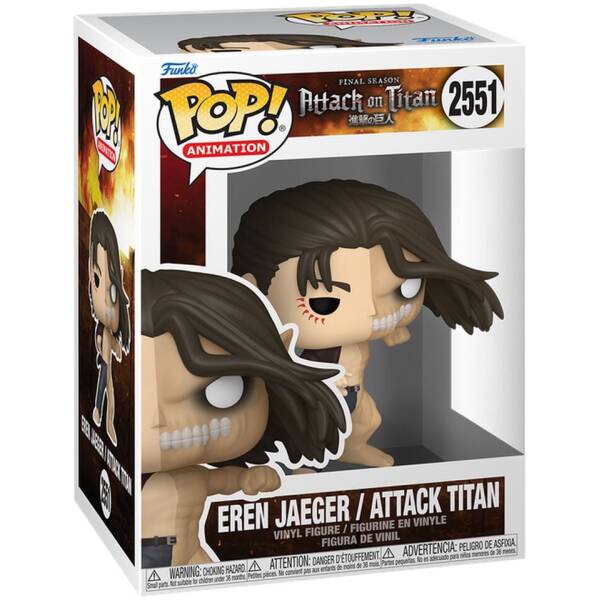 Funko Pop! Attack on Titan - Eren Jaeger/Attack Titan #2551 Image 1
