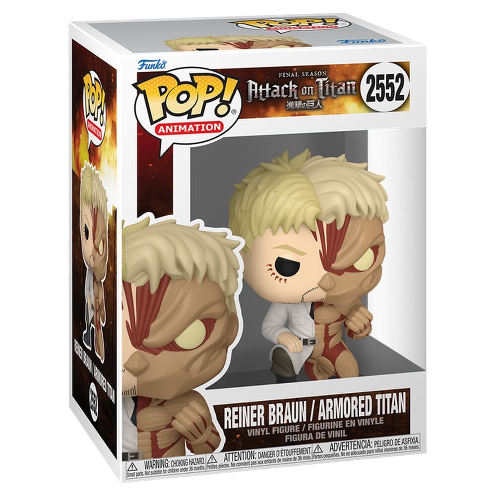 Funko Pop! Attack on Titan - Reiner Braun/Armored Titan #2552 Image 1 VR.LV Funko Pop! Attack on Titan - Reiner Braun/Armored Titan #2552 Image 1