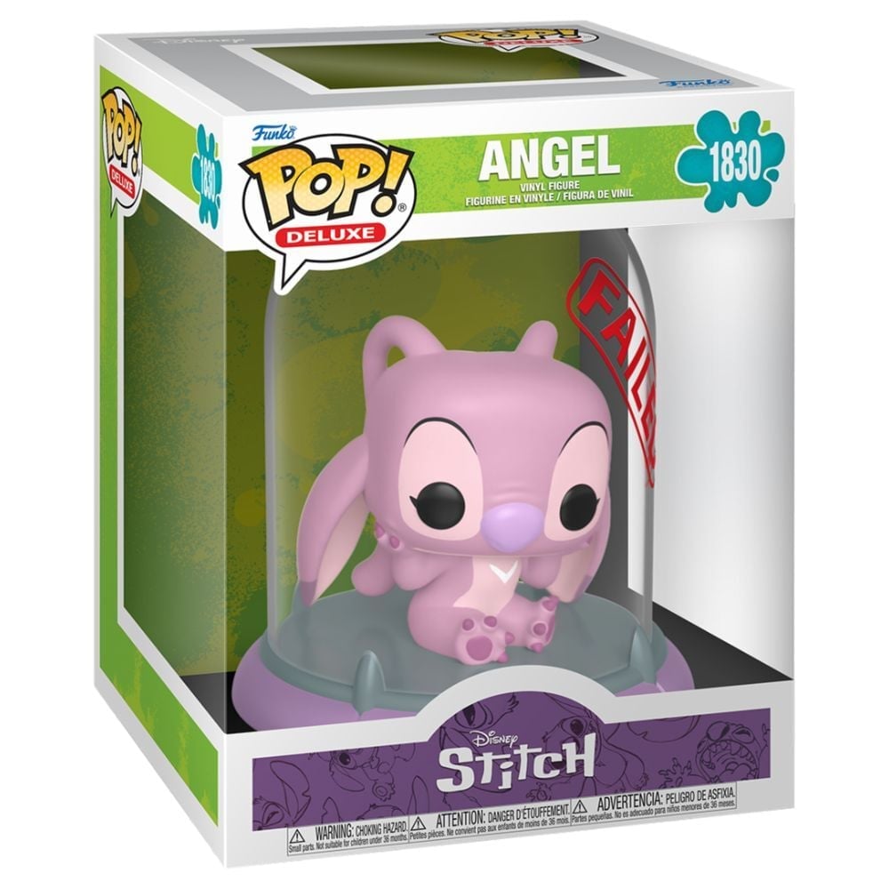 Funko Pop! Deluxe Disney: Stitch - Angel #1829 Image 1 VR.LV Funko Pop! Deluxe Disney: Stitch - Angel #1829 Image 1