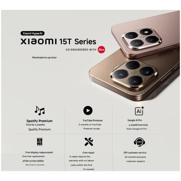 Xiaomi 15T Pro 12/512GB Black EU Image 2