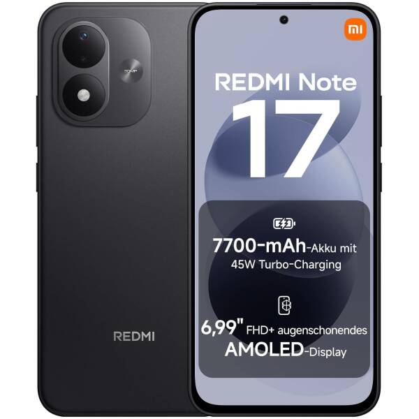 Xiaomi Redmi Note 17 5G 4/256GB Black Image 1