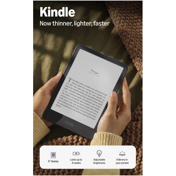 Amazon Kindle 16GB (2026) 6" Graphite (Without Ads) Image 2
