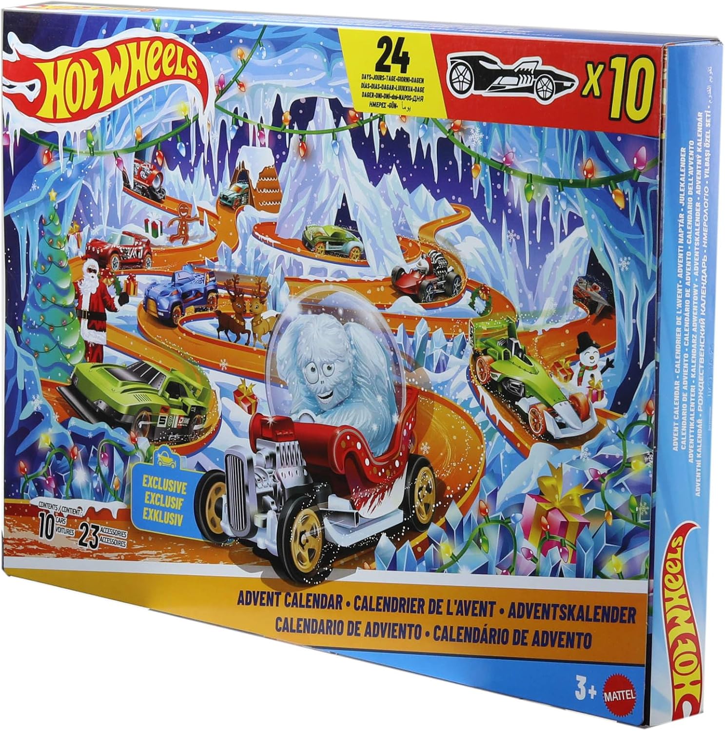 Hot Wheels Advent Calendar JLG41 Image 1 VR.LV Hot Wheels Advent Calendar JLG41 Image 1