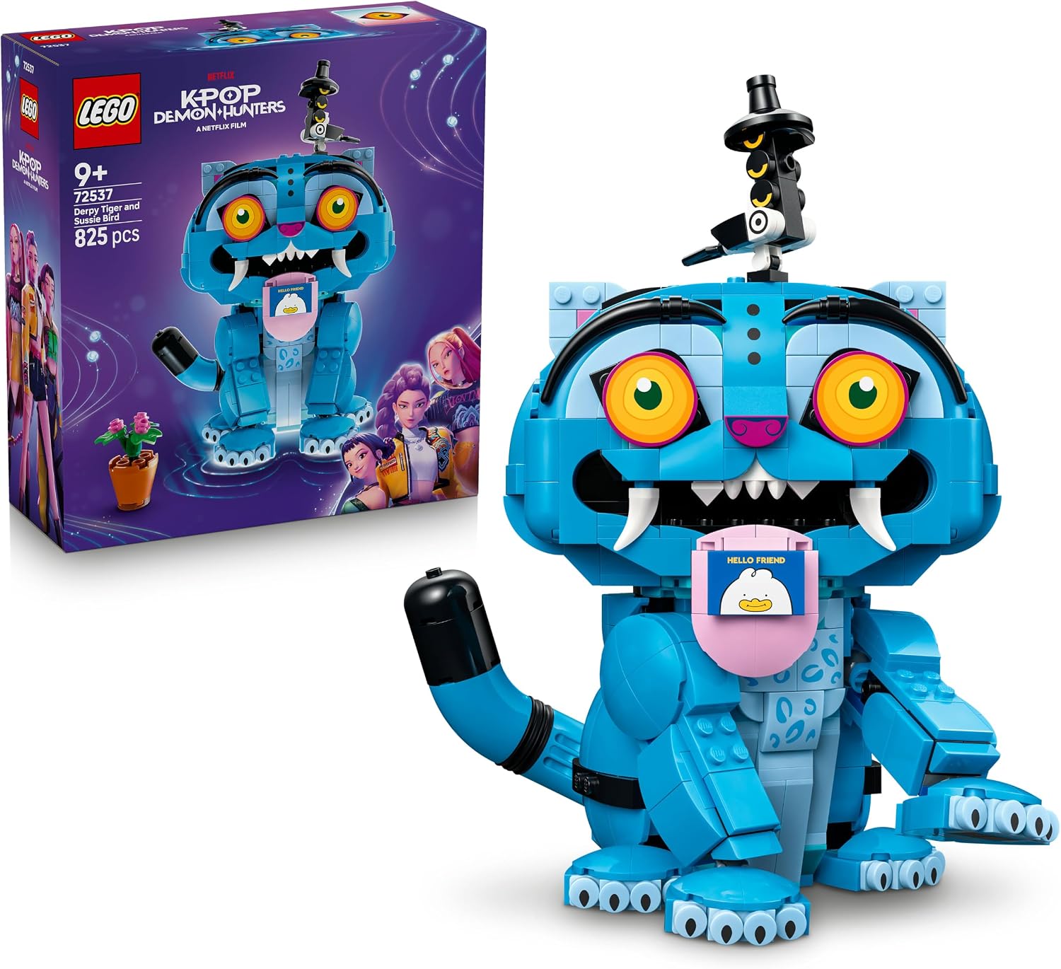 LEGO K-Pop Demon Hunters Derpy Tiger and Sussie Bird 72537 Image 1 VR.LV LEGO K-Pop Demon Hunters Derpy Tiger and Sussie Bird 72537 Image 1