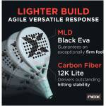 Nox Ventus Hybrid 12k Lite 2026 Padel Racket Image 2