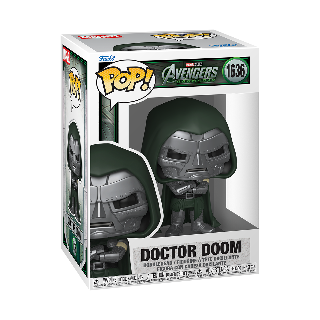 Funko Pop! Avengers Doomsday - Doctor Doom #1636 Image 1 VR.LV Funko Pop! Avengers Doomsday - Doctor Doom #1636 Image 1