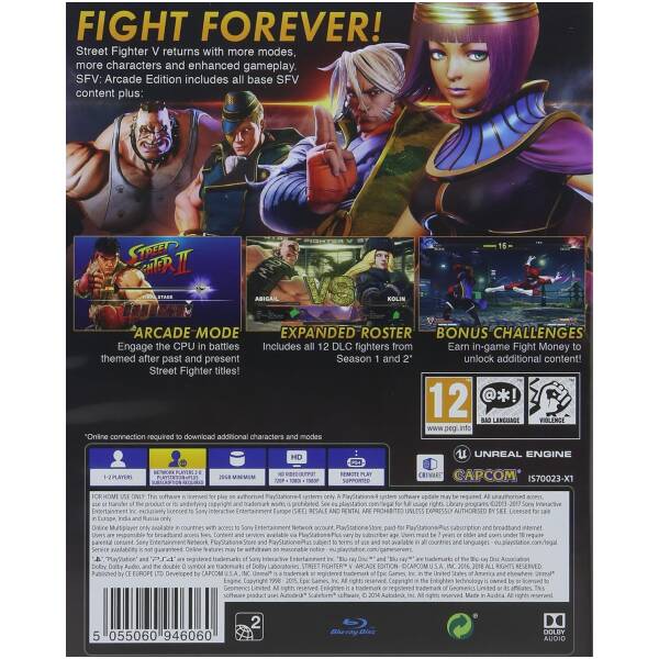 Street fighter V (5) Arcade Edition PS4 Image 2