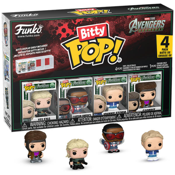 Assorted Bitty Pop Avengers: Doomsday 4-Pack Series 1 Image 2
