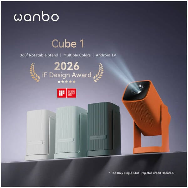 Wanbo Projector Cube 1 Sky Blue Image 2