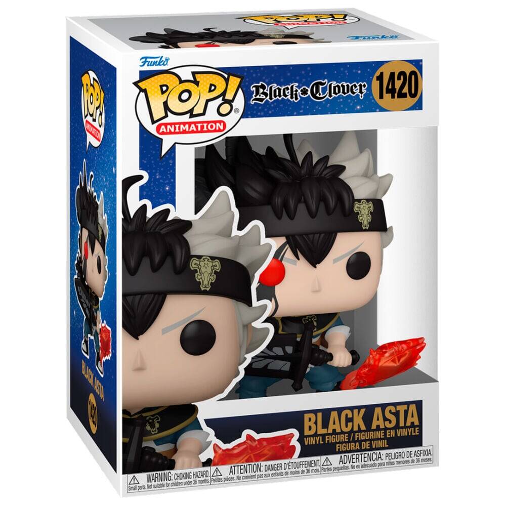 Funko Pop! Black Clover - Black Asta #1420 Image 1 VR.LV Funko Pop! Black Clover - Black Asta #1420 Image 1