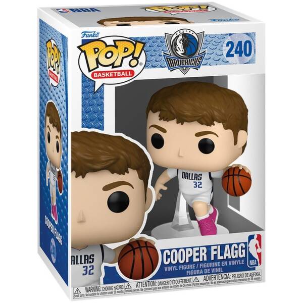 Funko Pop! NBA Dallas Mavericks Cooper Flagg #240 Image 1