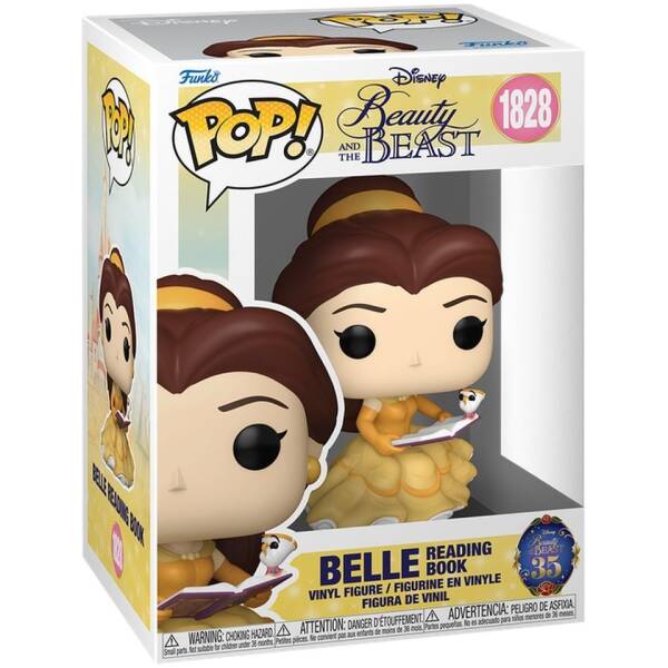 Funko Pop! Disney Beauty and the Beast Belle Reading Book #1828 Image 1