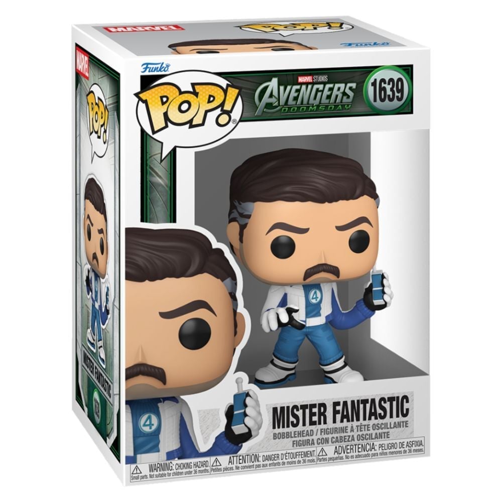 Funko Pop! Avengers Doomsday - Mister Fantastic #1639 Image 1 VR.LV Funko Pop! Avengers Doomsday - Mister Fantastic #1639 Image 1
