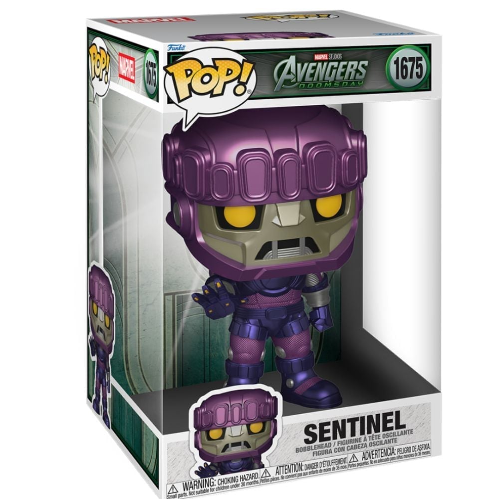 Funko Pop! Jumbo: Avengers Doomsday - Sentinel #1675 25cm Image 1 VR.LV Funko Pop! Jumbo: Avengers Doomsday - Sentinel #1675 25cm Image 1