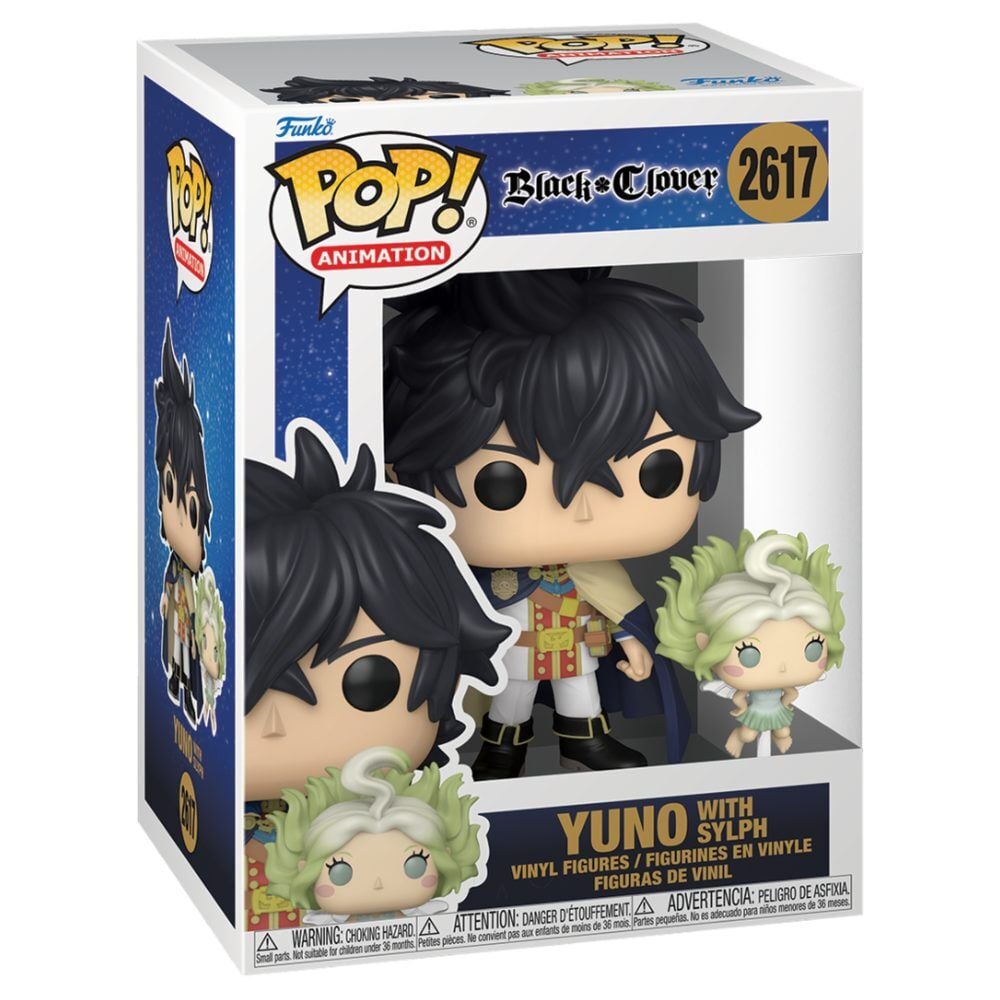 Funko Pop Black Clover Yuno with Slyph 2617 Image 1 VR.LV Funko Pop! Black Clover Yuno with Slyph #2617 Image 1