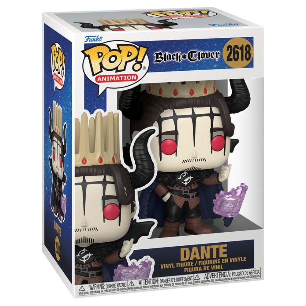 Funko Pop Black Clover Dante 2618 Image 1 VR.LV Funko Pop! Black Clover Dante #2618 Image 1