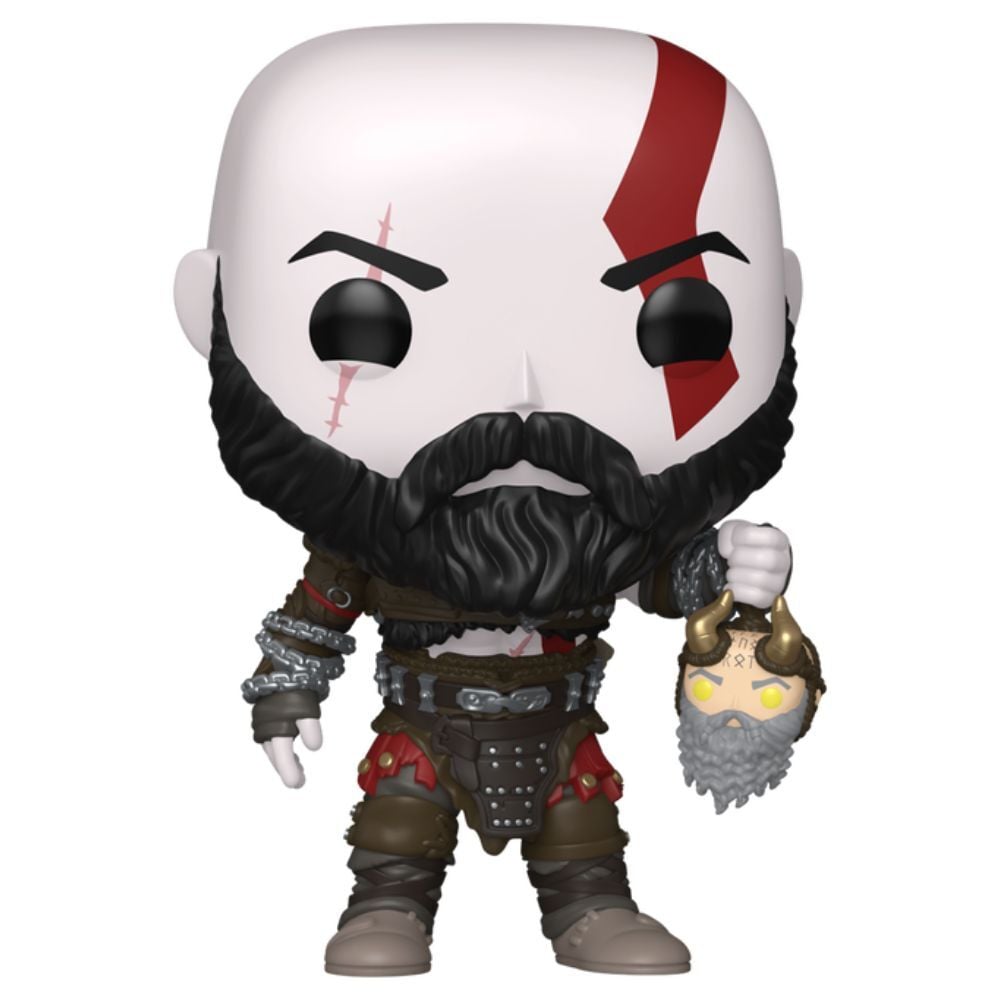 Funko Pop! God of War Kratos with Mimirs Head #1340 Image 1 VR.LV Funko Pop! God of War Kratos with Mimirs Head #1340 Image 1